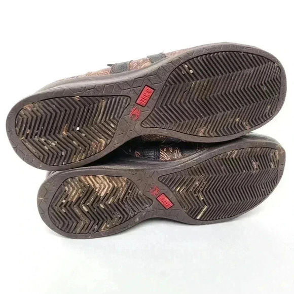 Mozo Zoe Brown Paisley Nursing Clogs Mules Slip Ons - 9 - Picture 4 of 10